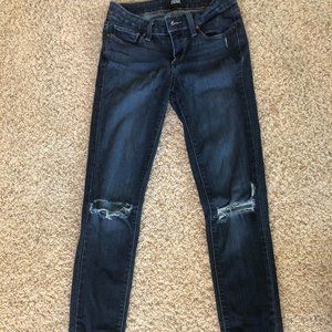 PAIGE distressed skinny jeans